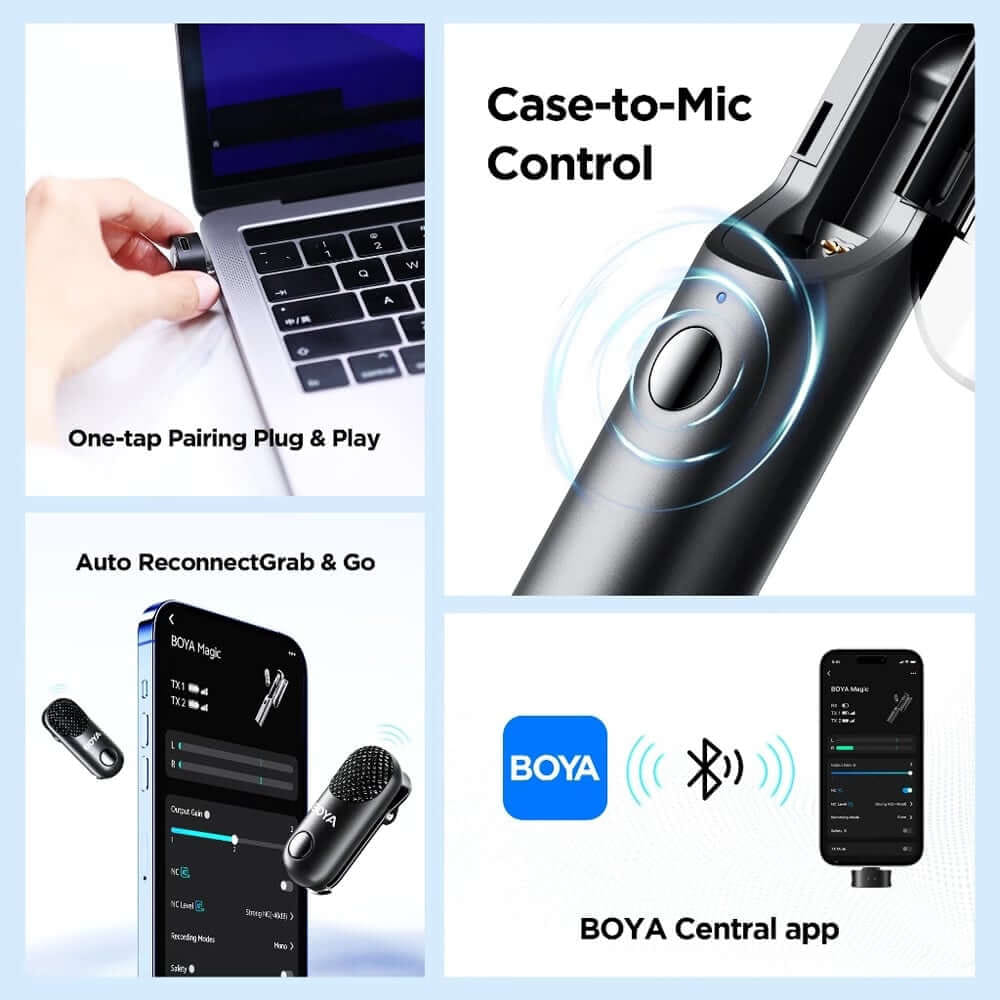 ไมโครโฟนไร้สาย BOYA MICROPHONE BOYA MAGIC-03_7
